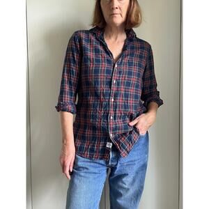Frank & Eileen Relaxed Button Up Plaid Shirt Long SLeeve Classic Style Joedy